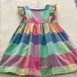 Gap colorful plaid dress. Size 5